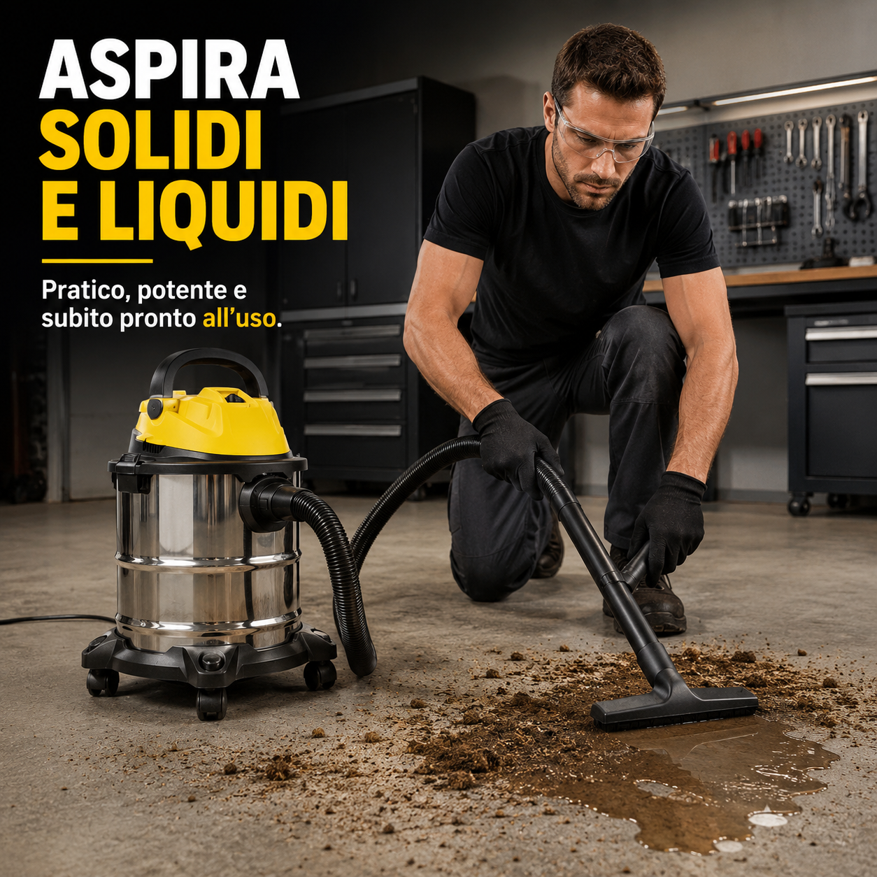 CasaPronto™ MiniVac – Aspirapolvere Portatile 3 in 1 per Casa, Auto, Divano e Piccoli Liquidi